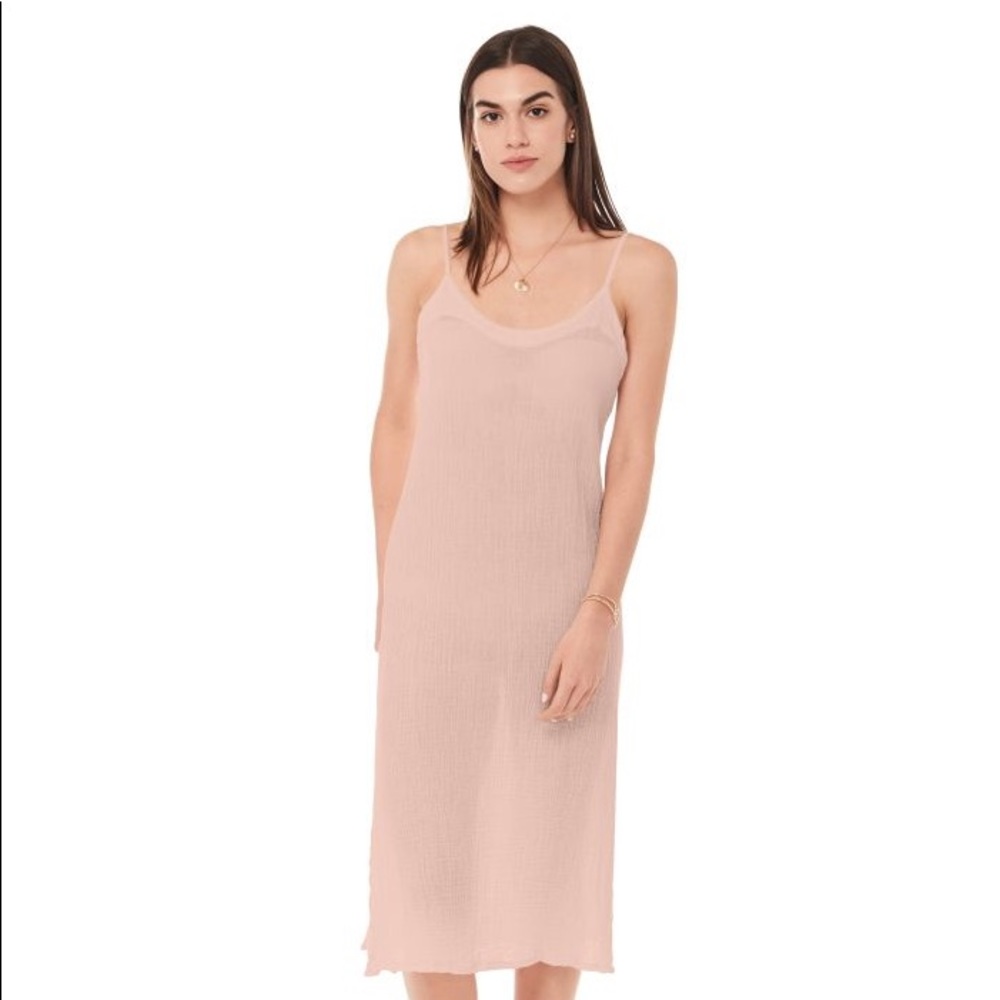 Oh My Gauze slip. One size fits all. Pink